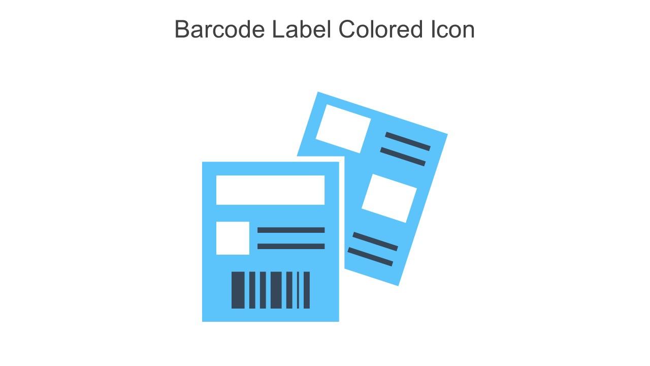 Barcode Label Colored Icon In Powerpoint Pptx Png And Editable Eps Format Slide01