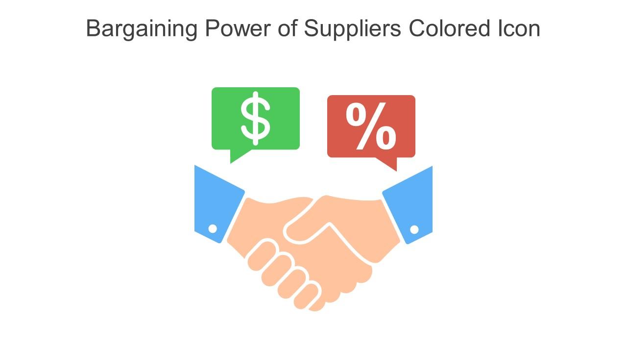 Bargaining Power Of Suppliers Colored Icon In Powerpoint Pptx Png And Editable Eps Format Slide01