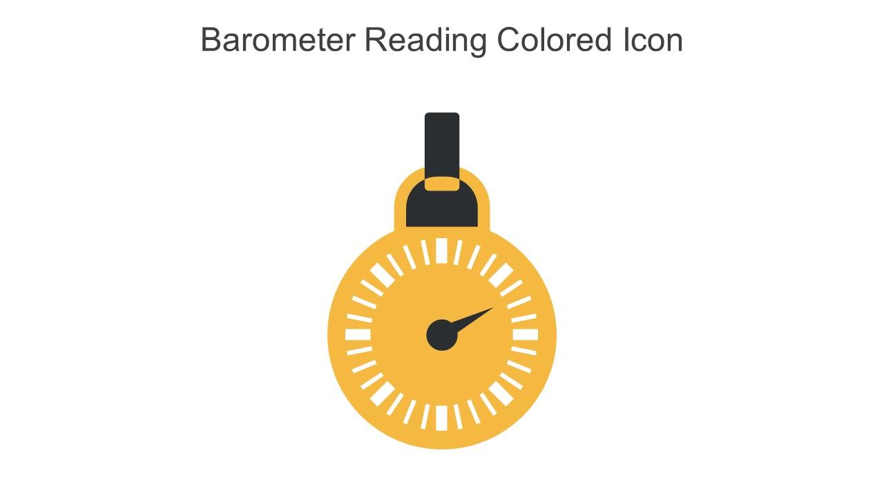 Barometer Reading Colored Icon In Powerpoint Pptx Png And Editable Eps Format