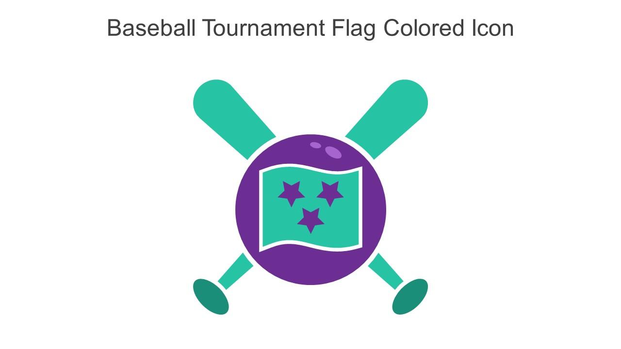 Baseball Tournament Flag  Monotone Icon In Powerpoint Pptx Png And Editable Eps Format