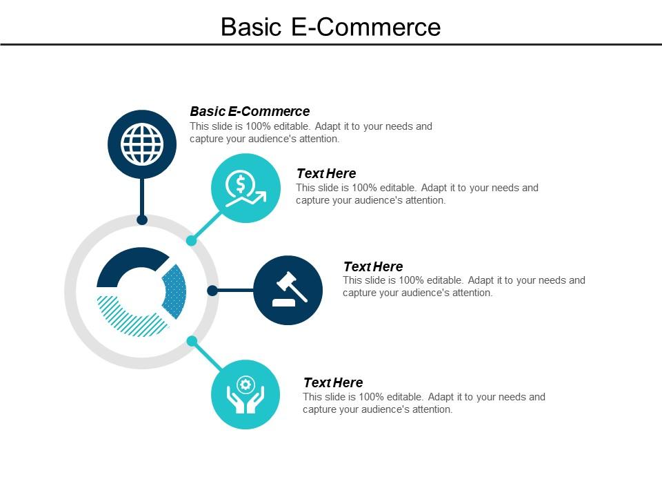 Basic e commerce ppt powerpoint presentation icon graphics pictures cpb Slide01