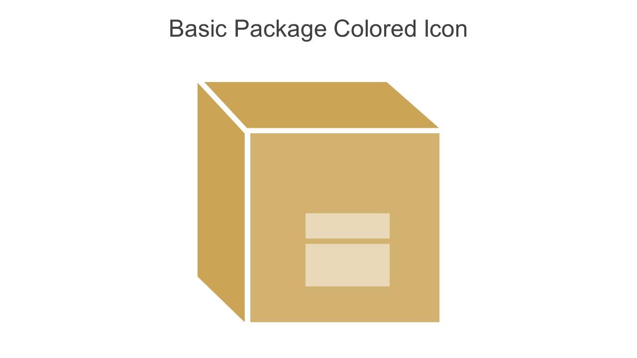Basic Package Colored Icon In Powerpoint Pptx Png And Editable Eps Format Slide01
