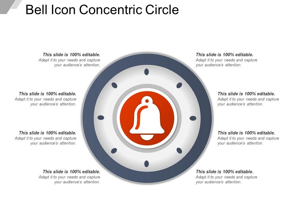 Bell icon concentric circle Slide01