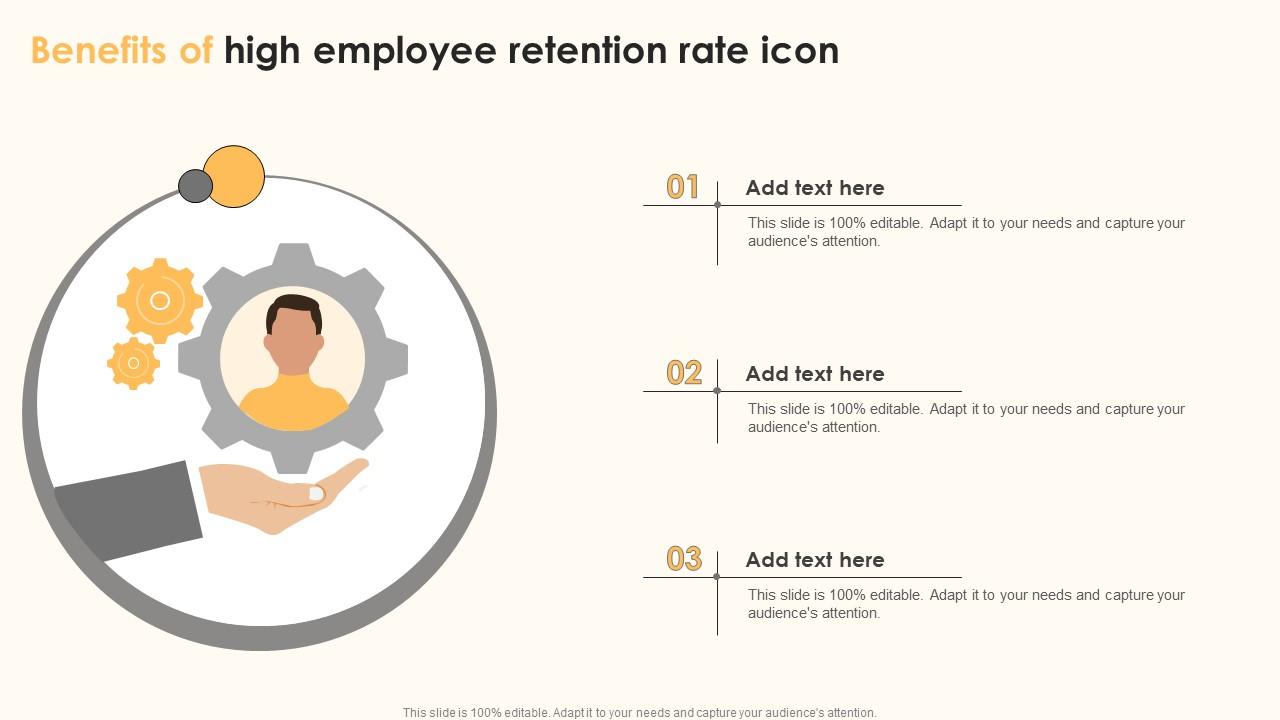 Benefits Of High Employee Retention Rate Icon Slide01