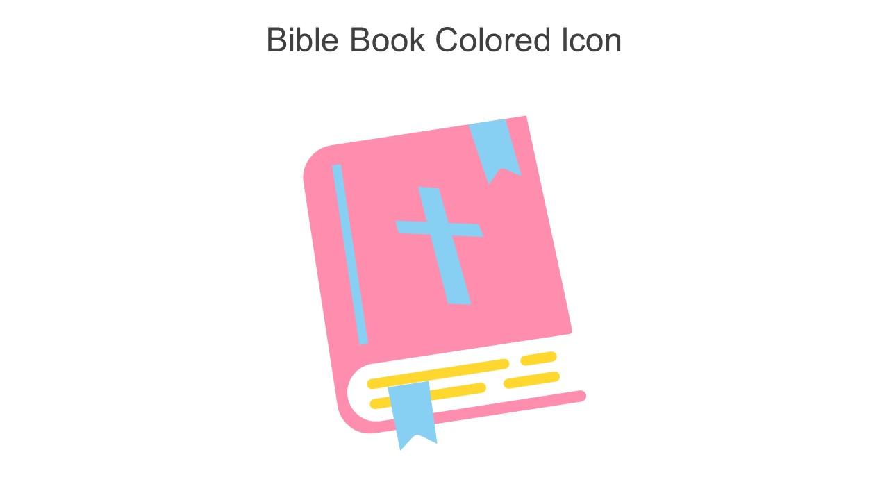 Bible Book Colored Icon In Powerpoint Pptx Png And Editable Eps Format Slide01