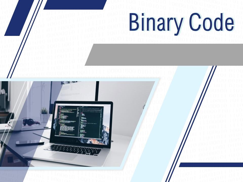 Binary Code Icon Magnifying Glass Gear Thought Bubble Slide01