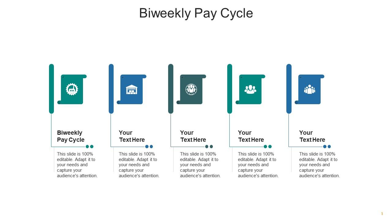 Biweekly pay cycle ppt powerpoint presentation icon cpb Slide01