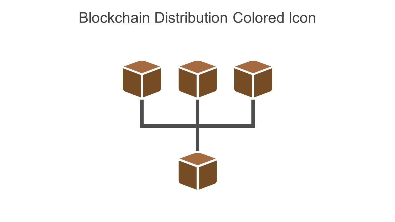 Blockchain Distribution Colored Icon In Powerpoint Pptx Png And Editable Eps Format Slide01