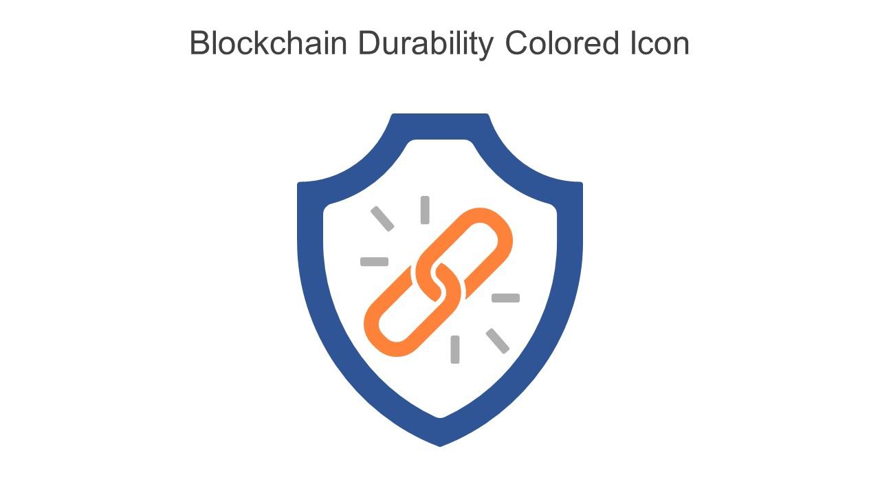 Blockchain Durability Colored Icon In Powerpoint Pptx Png And Editable Eps Format Slide01