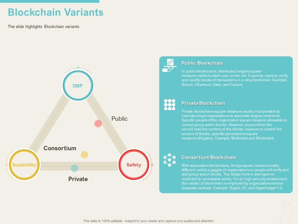 Blockchain variants square ppt powerpoint presentation icon images Slide01
