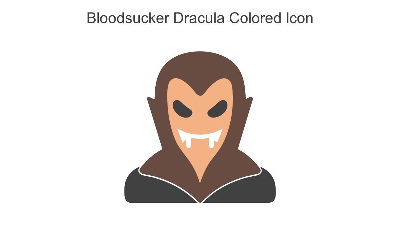 Bloodsucker Dracula Colored Icon In Powerpoint Pptx Png And Editable Eps Format