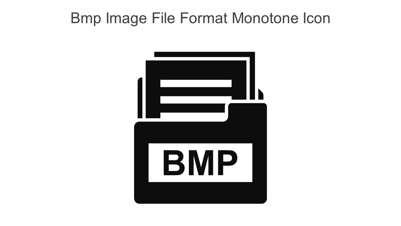 Bmp Image File Format Monotone Icon In Powerpoint Pptx Png And Editable Eps Format