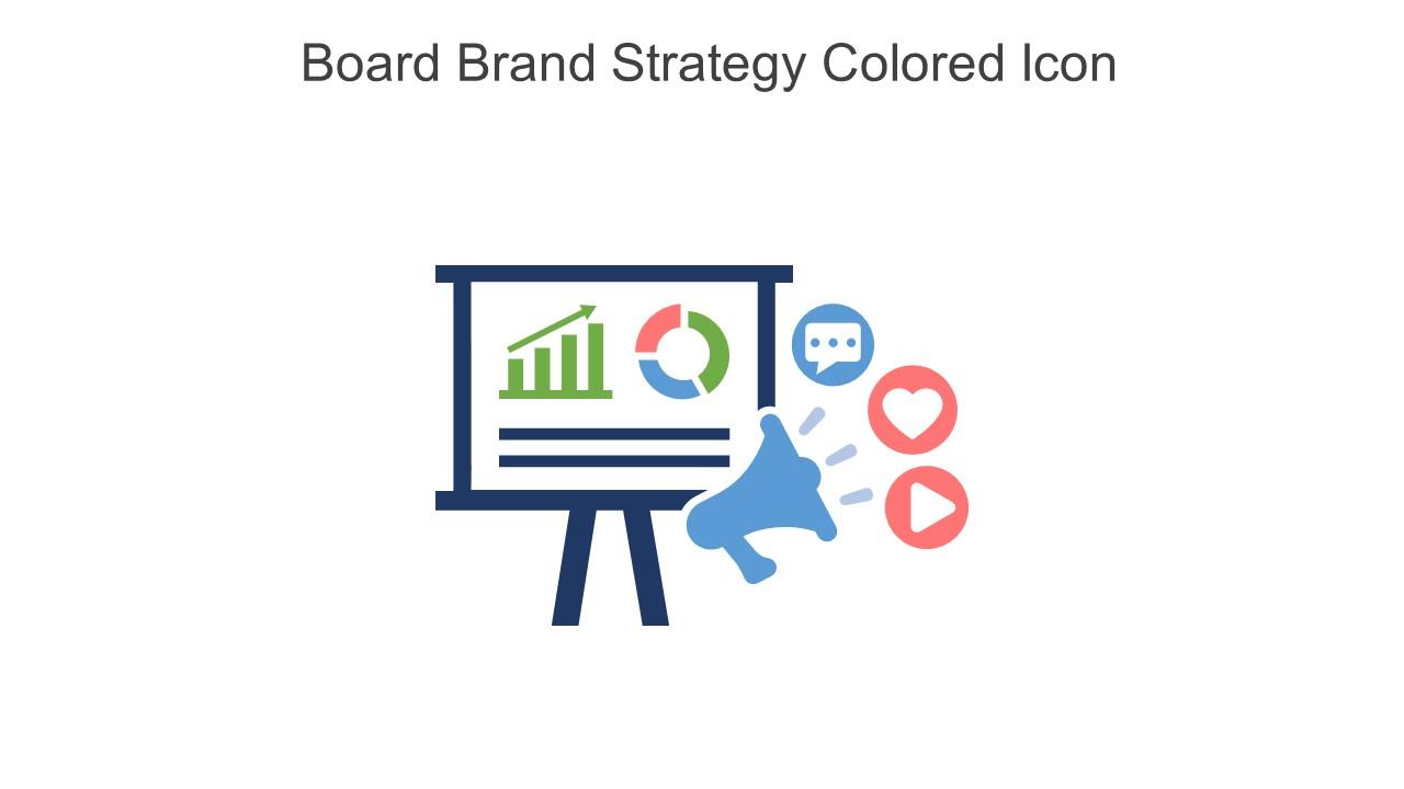 Board Brand Strategy Colored Icon In Powerpoint Pptx Png And Editable Eps Format