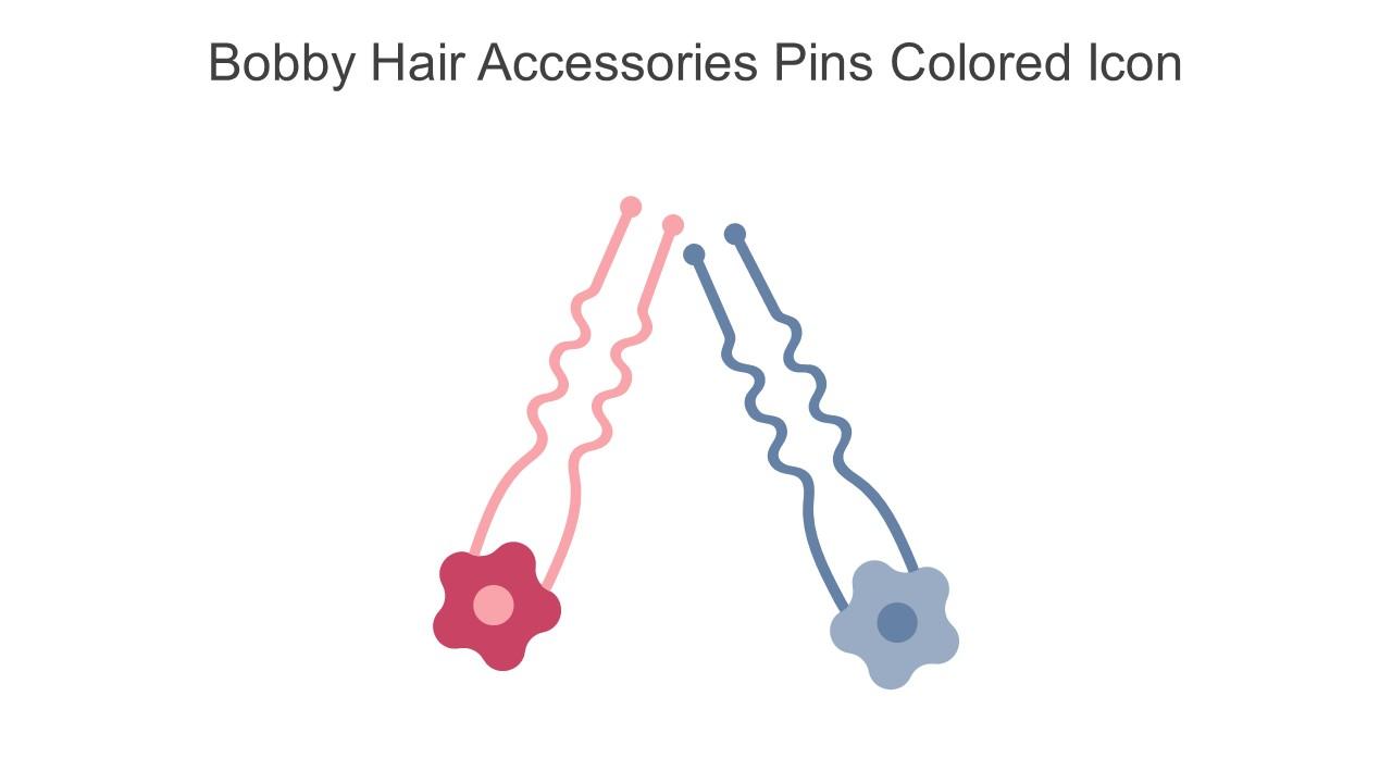 Bobby Hair Accessories Pins Colored Icon In Powerpoint Pptx Png And Editable Eps Format