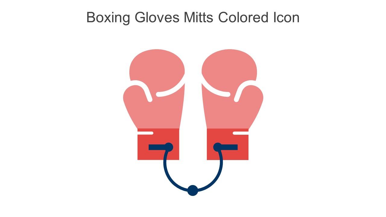 Boxing Gloves Mitts Colored Icon In Powerpoint Pptx Png And Editable Eps Format