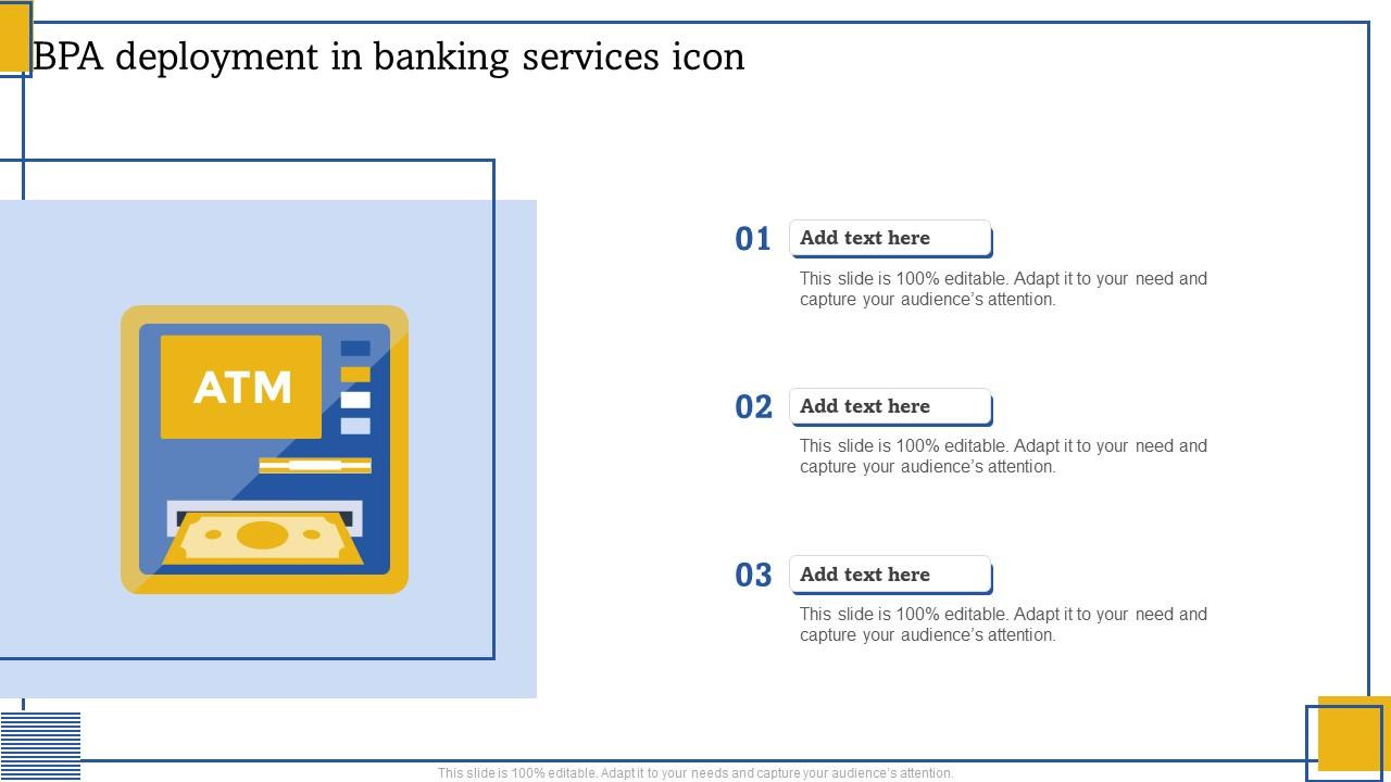 BPA Deployment In Banking Services Icon Slide01