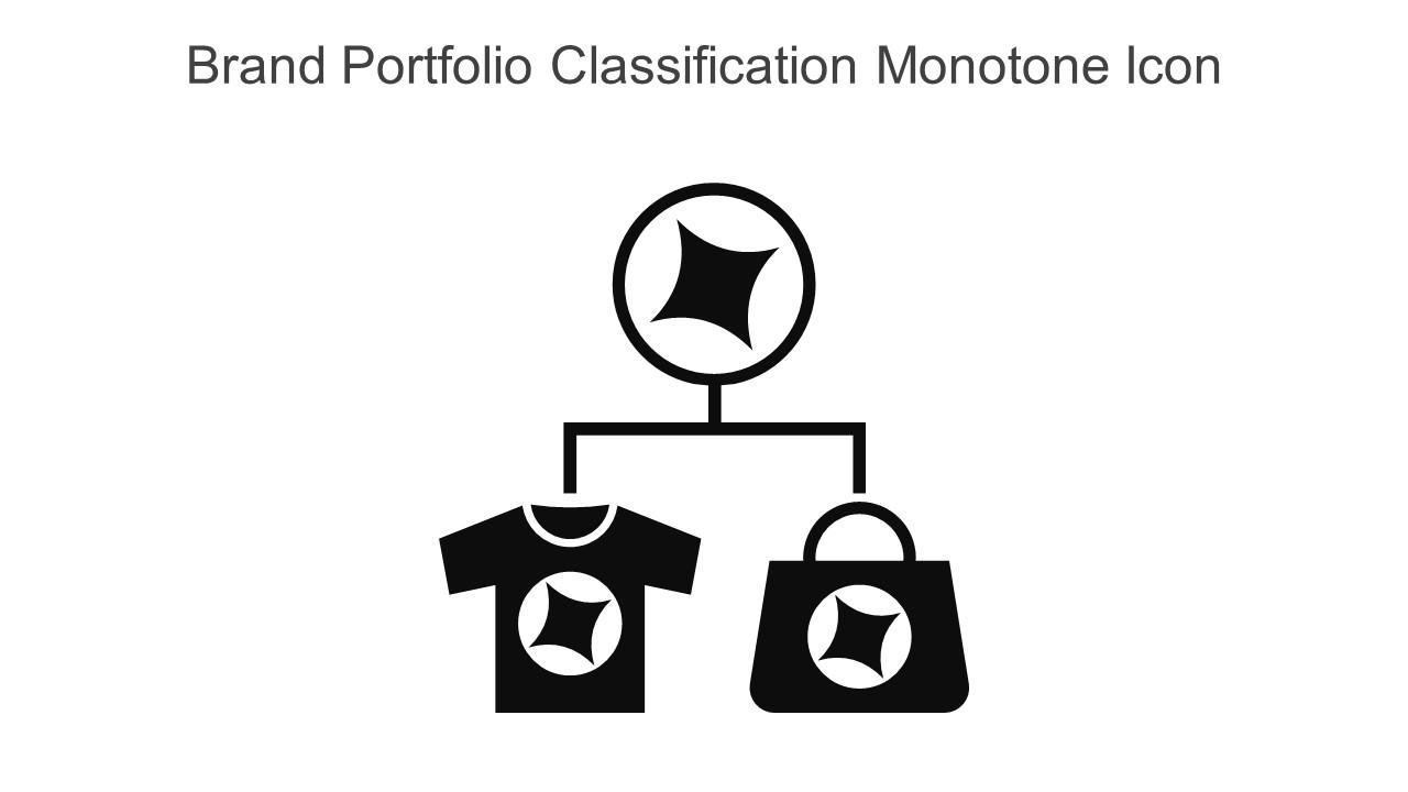 Brand Portfolio Classification Monotone Icon In Powerpoint Pptx Png And Editable Eps Format Slide01