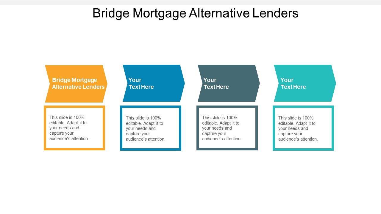 Bridge mortgage alternative lenders ppt powerpoint presentation icon skills cpb Slide01