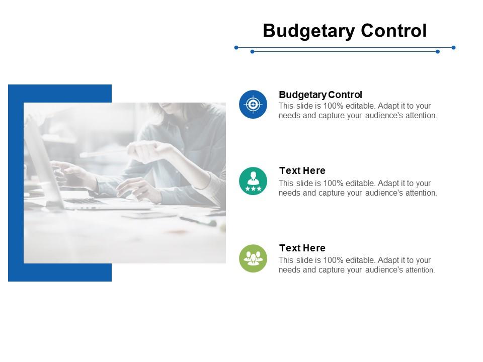 Budgetary control ppt powerpoint presentation icon graphics pictures cpb Slide01