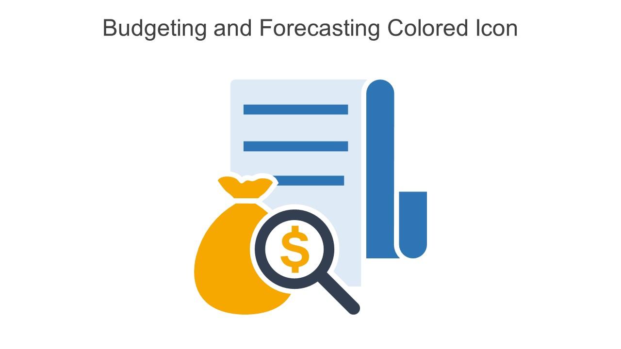 Budgeting And Forecasting Colored Icon In Powerpoint Pptx Png And Editable Eps Format Slide01