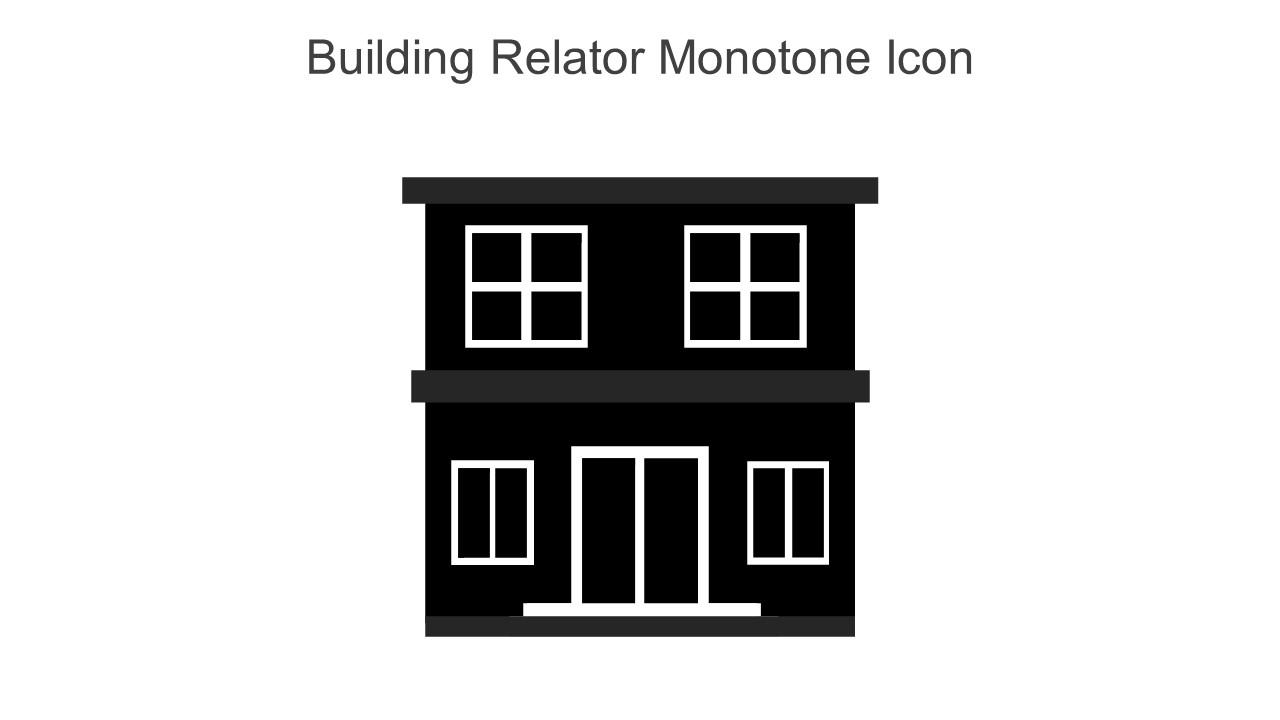 Building Relator Monotone Icon In Powerpoint Pptx Png And Editable Eps Format