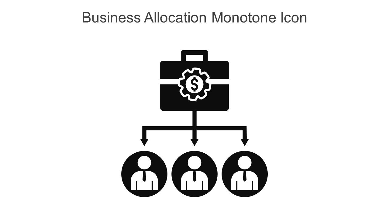 Business Allocation Monotone Icon In Powerpoint Pptx Png And Editable Eps Format