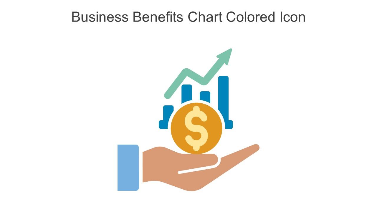 Business Benefits Chart Colored Icon In Powerpoint Pptx Png And Editable Eps Format Slide01