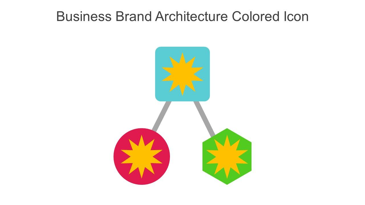 Business Brand Architecture Colored Icon In Powerpoint Pptx Png And Editable Eps Format Slide01