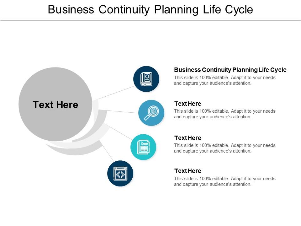Business continuity planning life cycle ppt powerpoint presentation icon design cpb Slide01