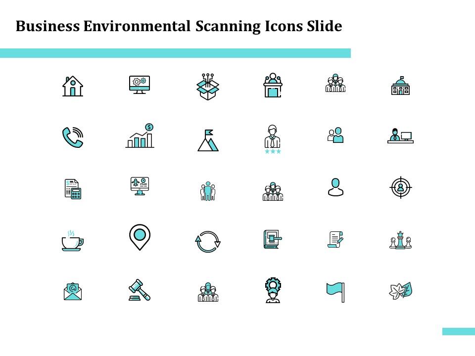 Business environmental scanning icons slide growth l984 ppt ideas Slide01