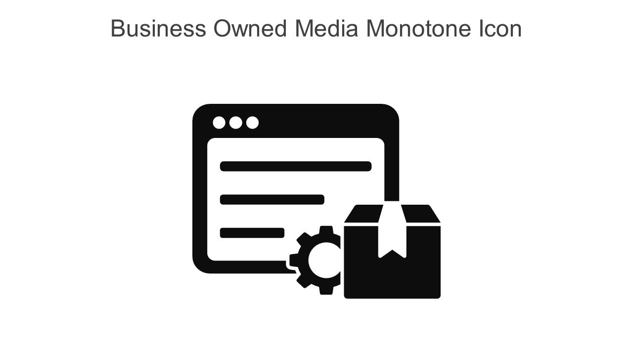 Business Owned Media Monotone Icon In Powerpoint Pptx Png And Editable Eps Format Slide01