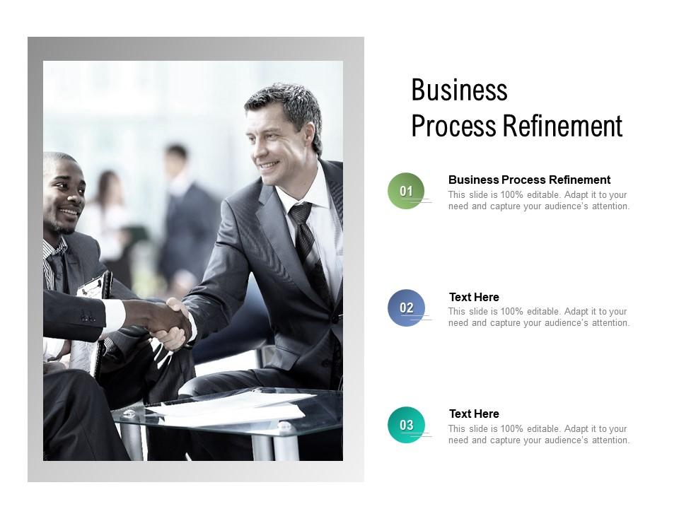 Business process refinement ppt powerpoint presentation icon grid Slide01