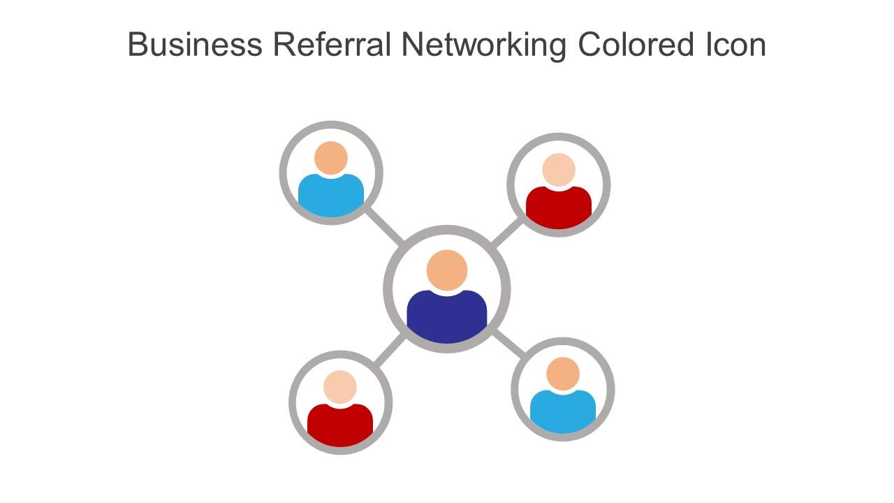 Business Referral Networking Colored Icon In Powerpoint Pptx Png And Editable Eps Format Slide01