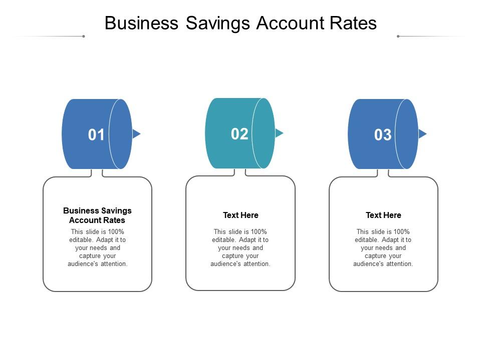 Business savings account rates ppt powerpoint presentation icon gridlines cpb Slide01