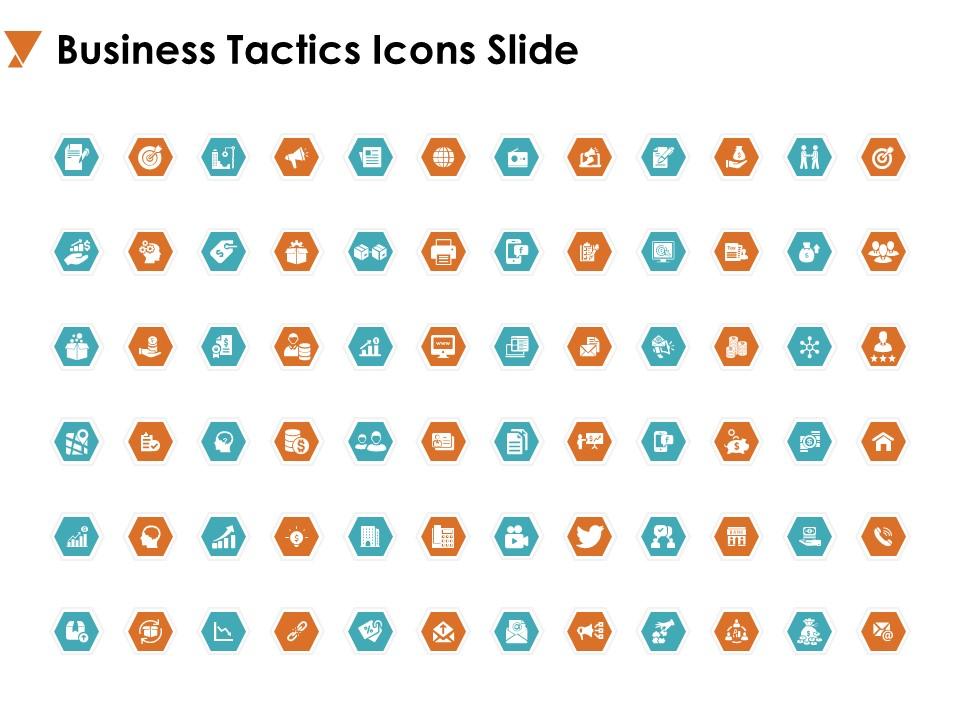 Business tactics icons slide a718 ppt powerpoint presentation infographic template backgrounds Slide01