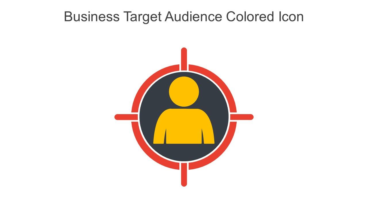Business Target Audience Colored Icon In Powerpoint Pptx Png And Editable Eps Format