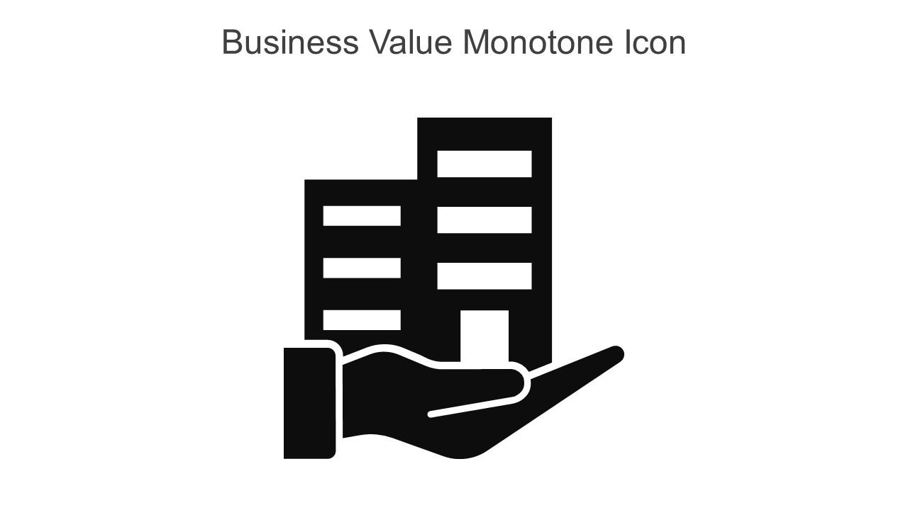 Business Value Monotone Icon In Powerpoint Pptx Png And Editable Eps Format Slide01