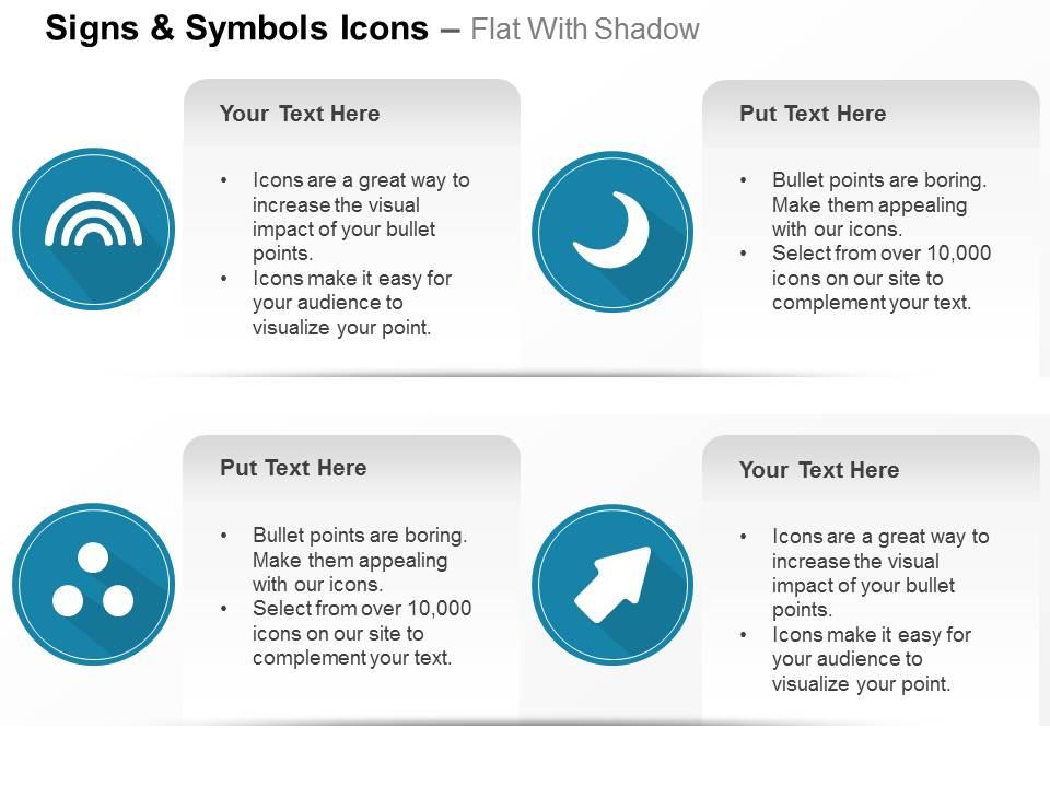 Button moon arrow sign ppt icons graphics Slide01