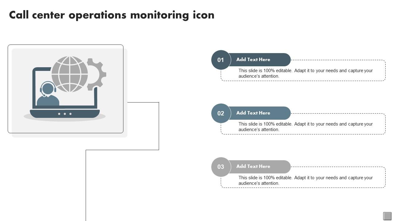 Call Center Operations Monitoring Icon