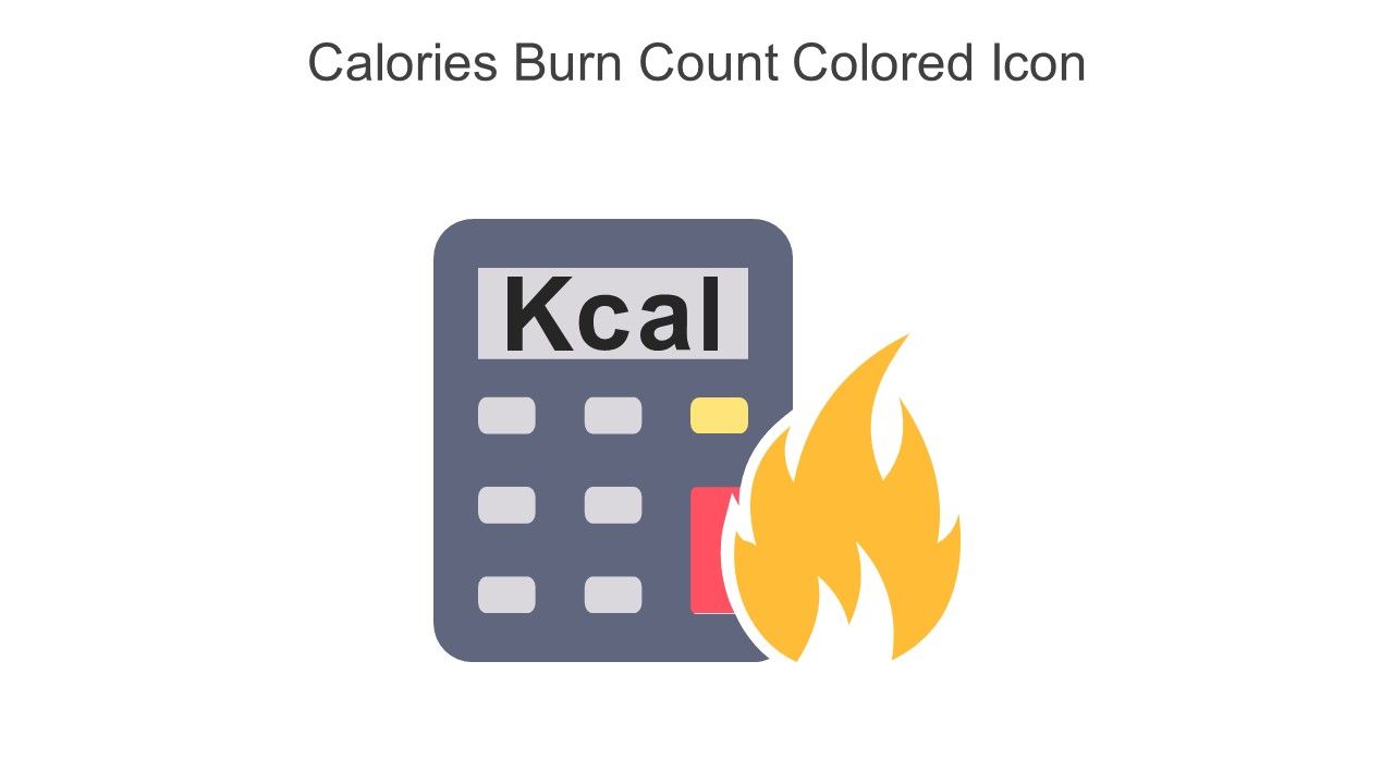 Calories Burn Count Colored Icon In Powerpoint Pptx Png And Editable Eps Format Slide01
