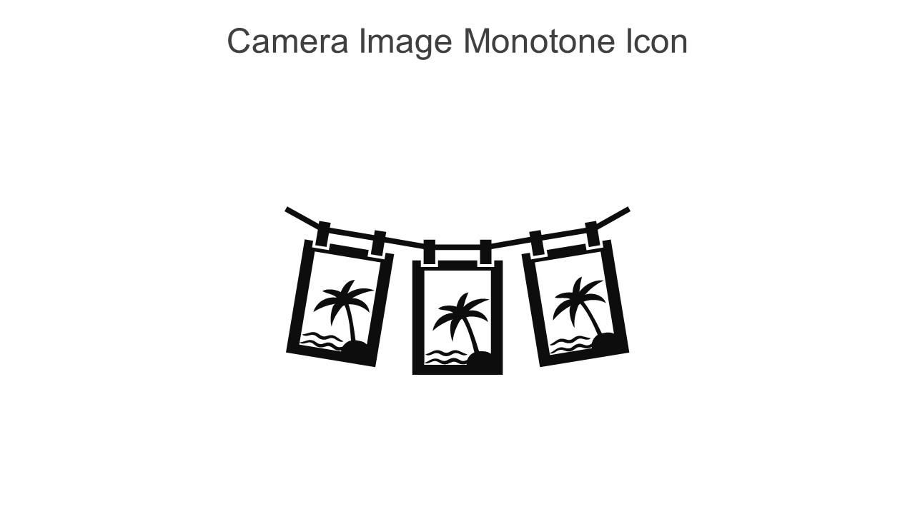 Camera Image Monotone Icon In Powerpoint Pptx Png And Editable Eps Format