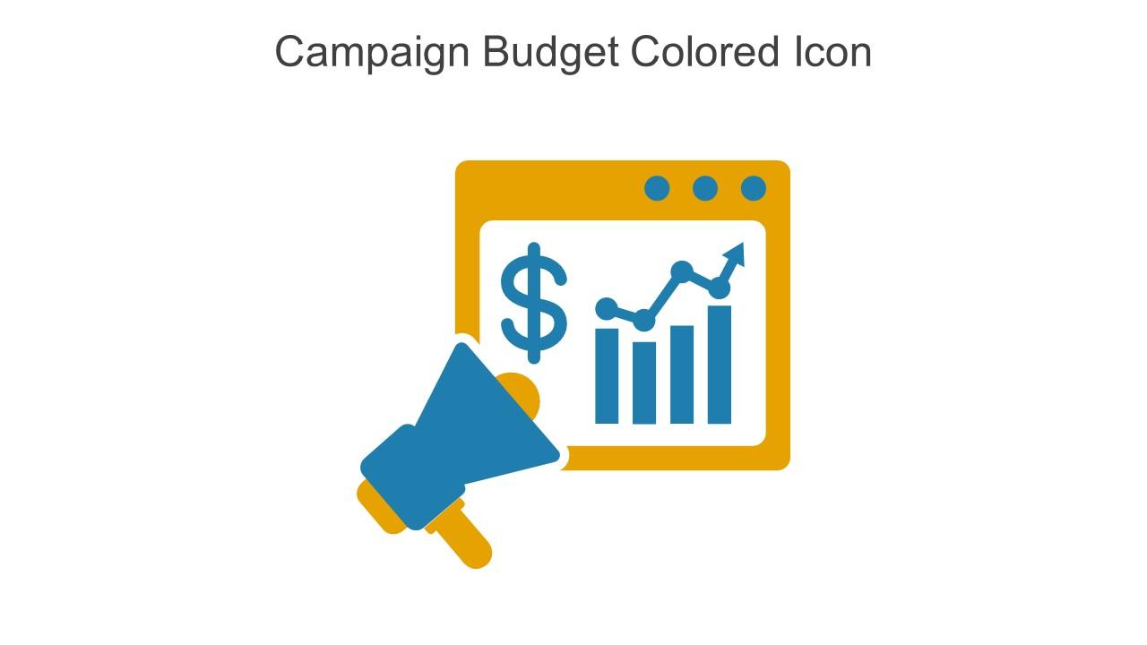 Campaign Budget Colored Icon In Powerpoint Pptx Png And Editable Eps Format Slide01