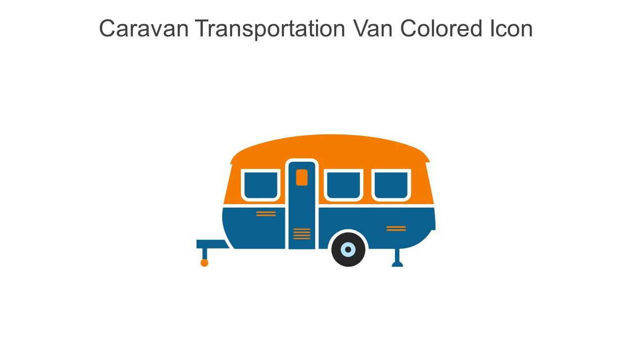 Caravan Transportation Van Colored Icon In Powerpoint Pptx Png And Editable Eps Format