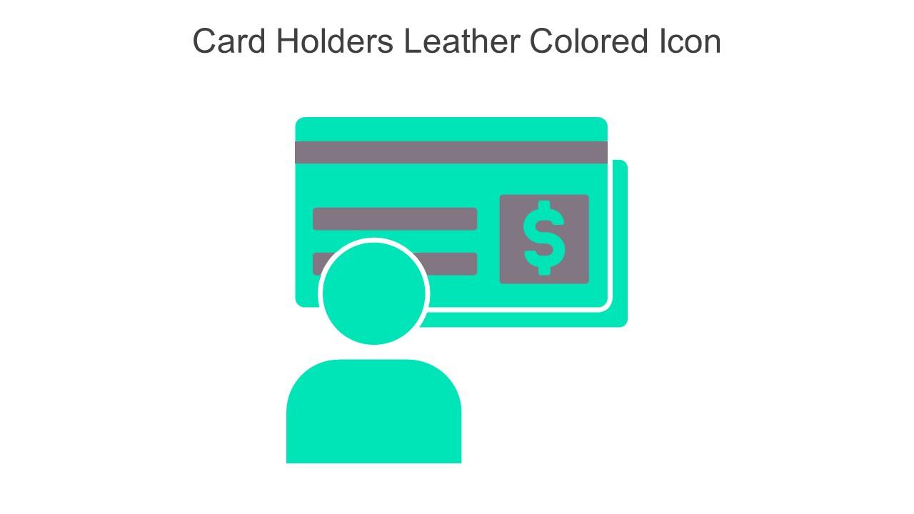 Card Holders Leather Colored Icon In Powerpoint Pptx Png And Editable Eps Format