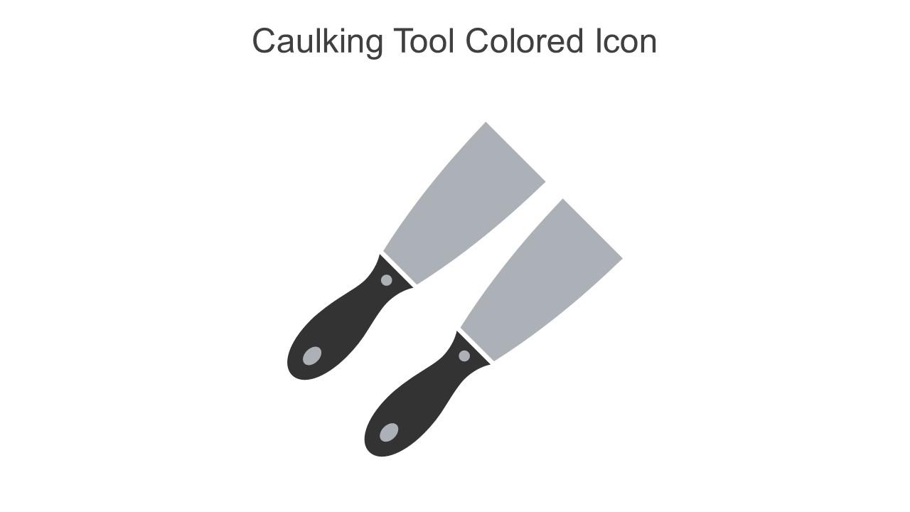 Caulking Tool Colored Icon In Powerpoint Pptx Png And Editable Eps Format