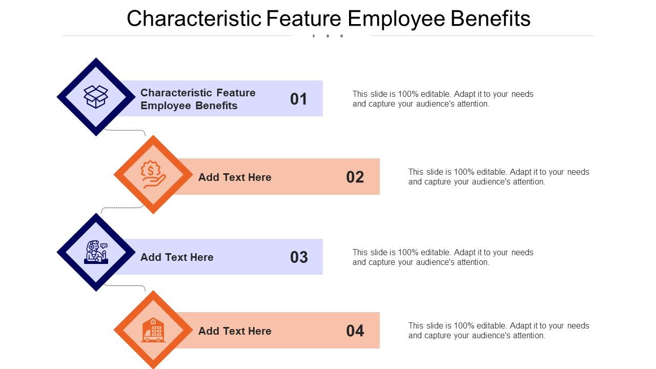 Characteristic Feature Employee Benefits Ppt Powerpoint Presentation Icon Templates Cpb Slide01