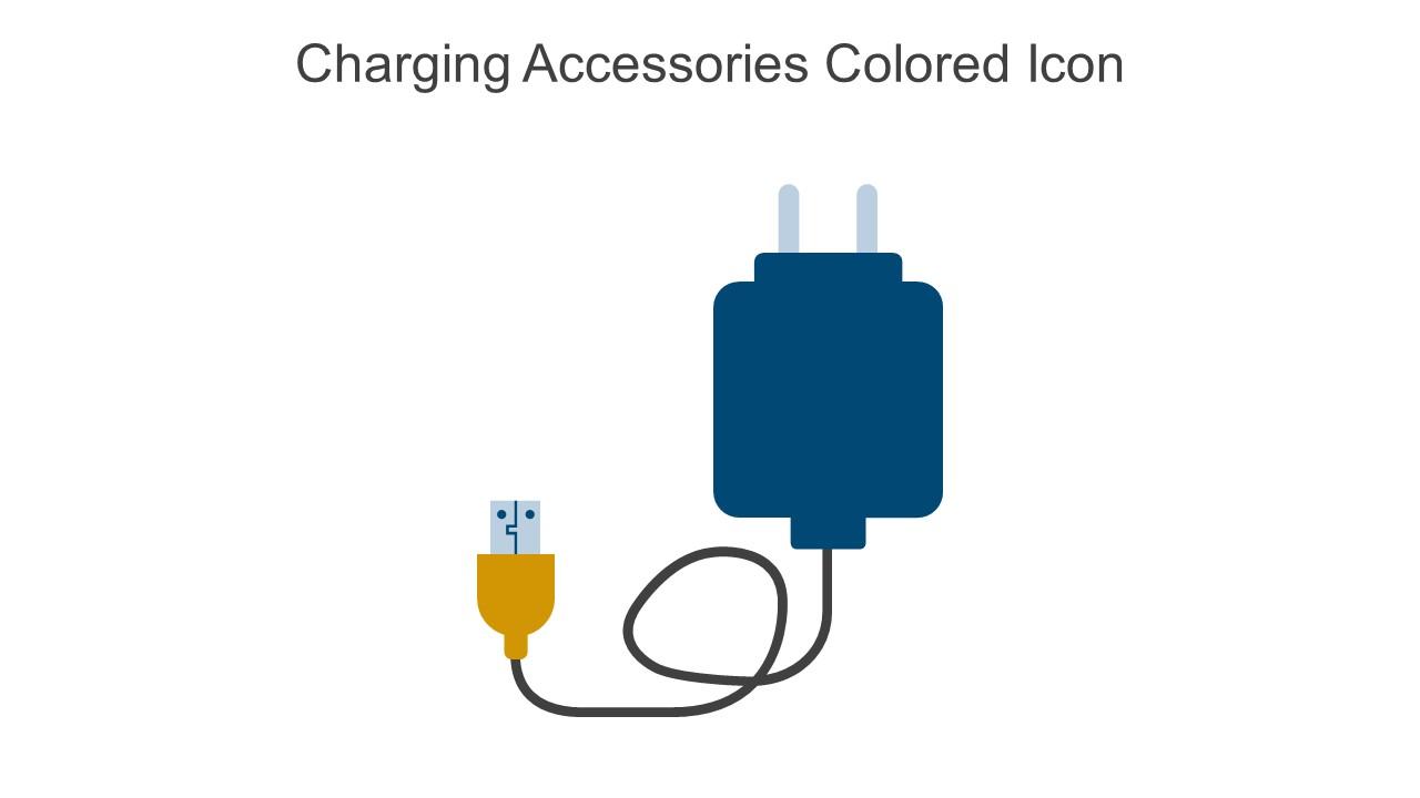 Charging Accessories Colored Icon In Powerpoint Pptx Png And Editable Eps Format