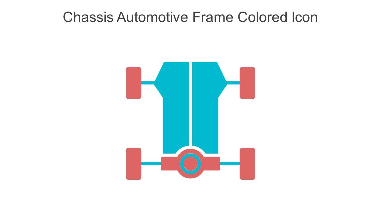 Chassis Automotive Frame Colored Icon In Powerpoint Pptx Png And Editable Eps Format