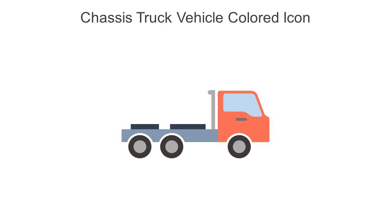 Chassis Truck Vehicle Colored Icon In Powerpoint Pptx Png And Editable Eps Format