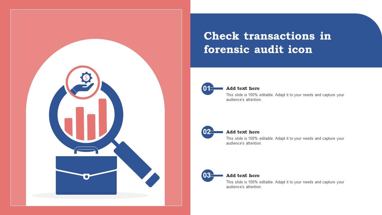 Check Transactions In Forensic Audit Icon